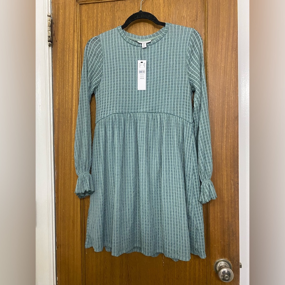 Topshop Seersucker Mini Dress